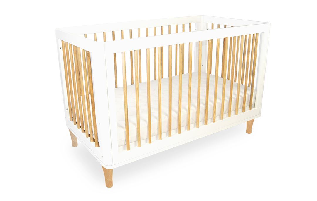 Riya Cot — A nursery that feels like you — White