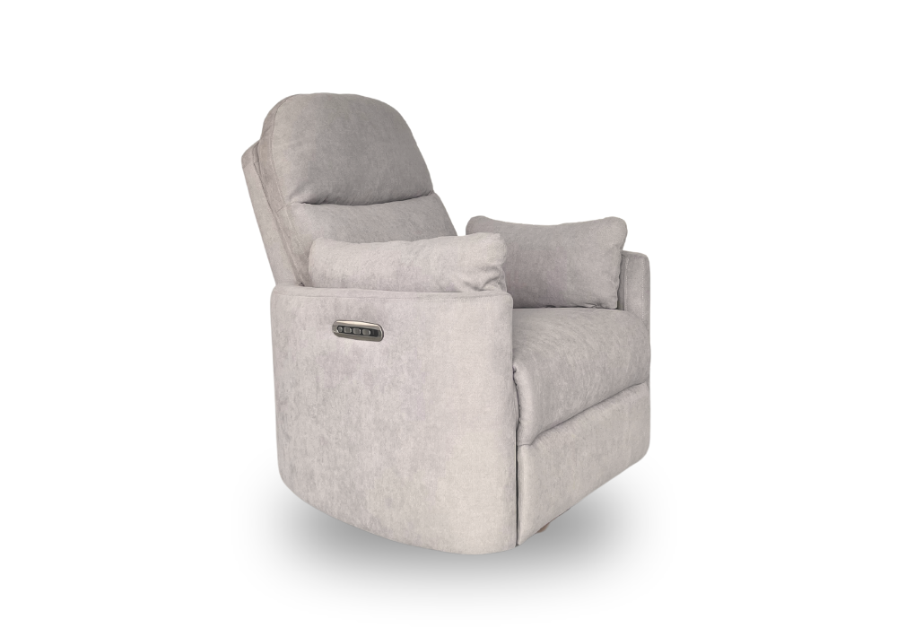 Firenza Electric Feeding and Recliner Glider Chair – Latte