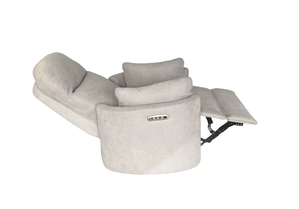 Firenza Electric Feeding and Recliner Glider Chair – Latte