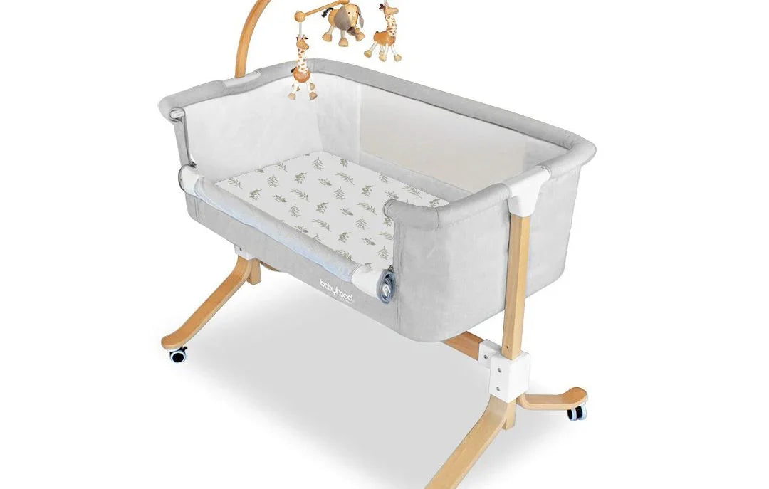 Amani Bebe Jersey Cotton Cradle Fitted Sheet — The everyday textile edit — Olive