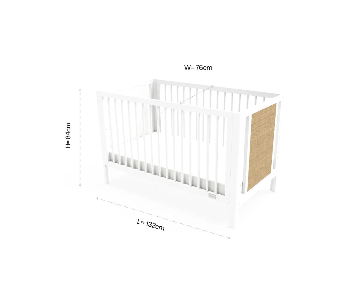 Aliya Rattan Cot