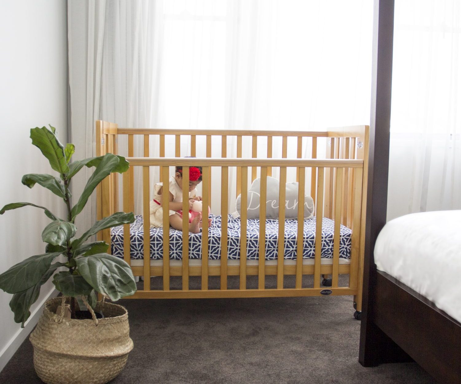 Fold N Go Timber Cot