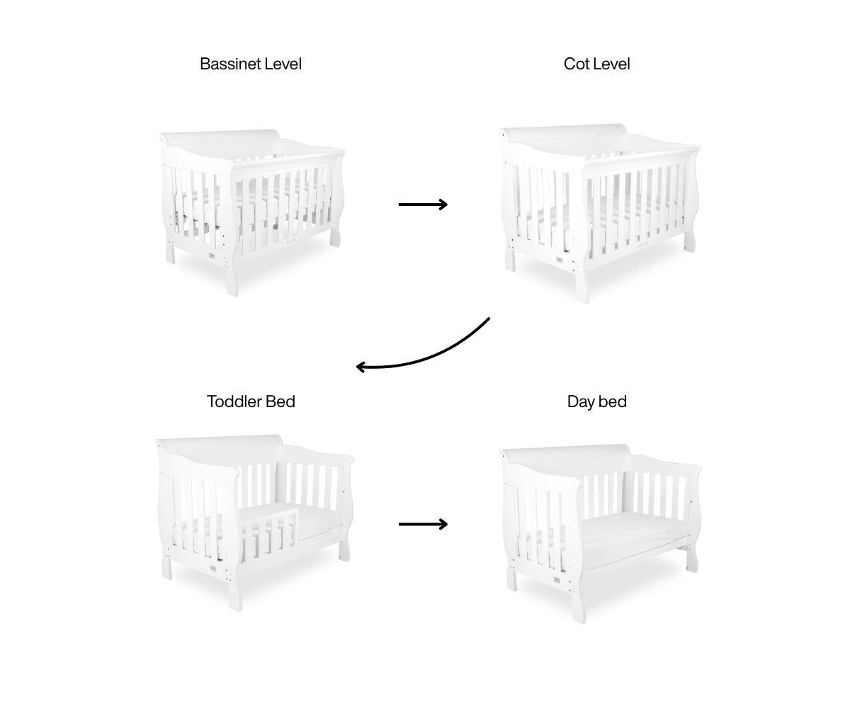 Amani Sleigh Cot