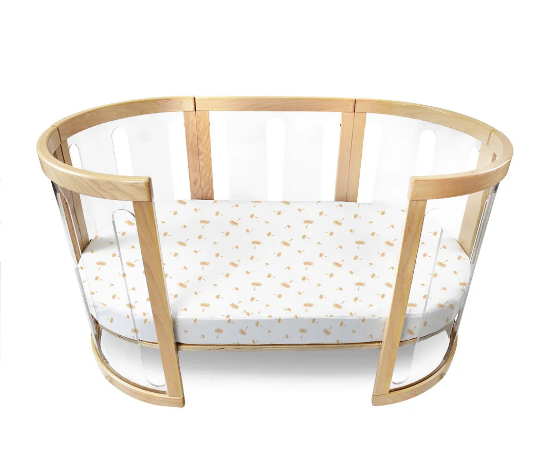 Amani Bebe Oval Fitted Sheet — The everyday textile edit — Dandelion