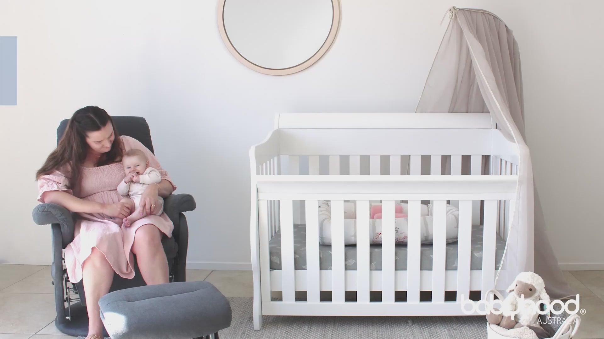 Amani Sleigh Cot